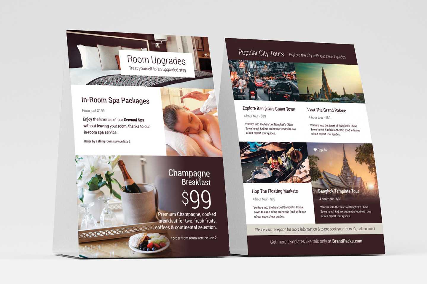 Hotel Flyer Templates V2 – Psd, Ai & Vector – Brandpacks Inside Hotel Brochure Design Templates