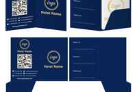 Hotel Key Card Holder Folder Package Template for Hotel Key Card Template