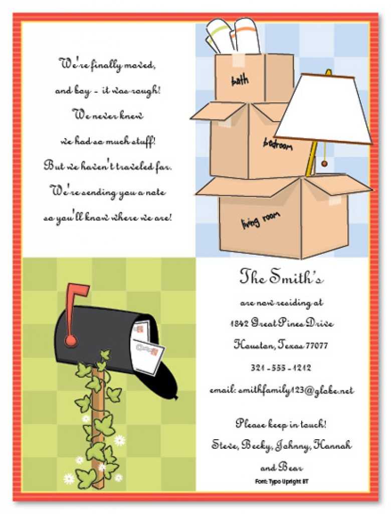 Housewarming Party Invitation Template Free Regarding Free Housewarming Invitation Card Template