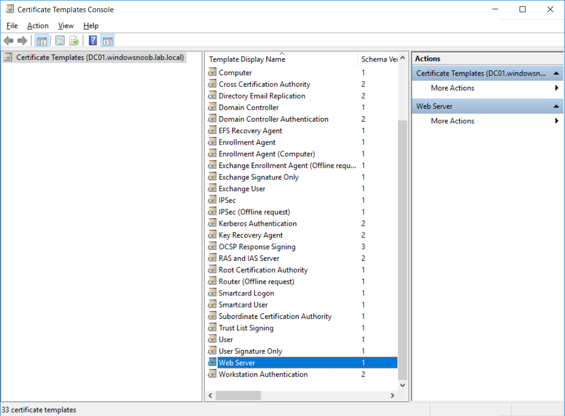 How Can I Configure System Center Configuration Manager In Inside Workstation Authentication Certificate Template