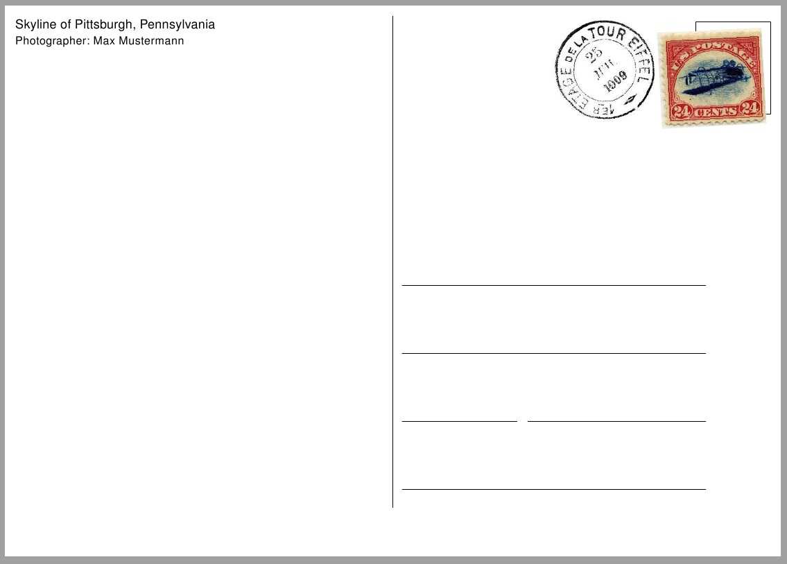 How Can I Make A Postcard Template? – Tex – Latex Stack Exchange Pertaining To Post Cards Template