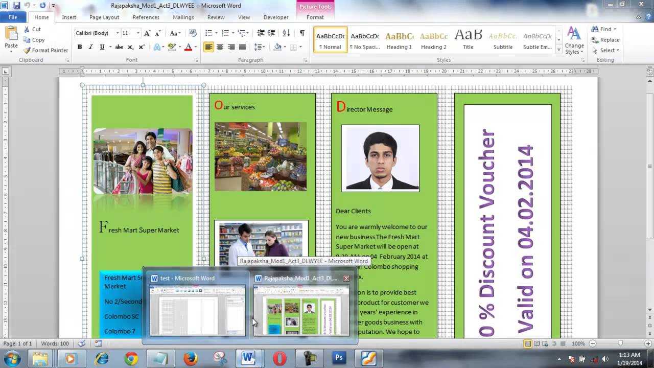 How To Create Brochure Using Microsoft Word Within Few Minutes Intended For Office Word Brochure Template