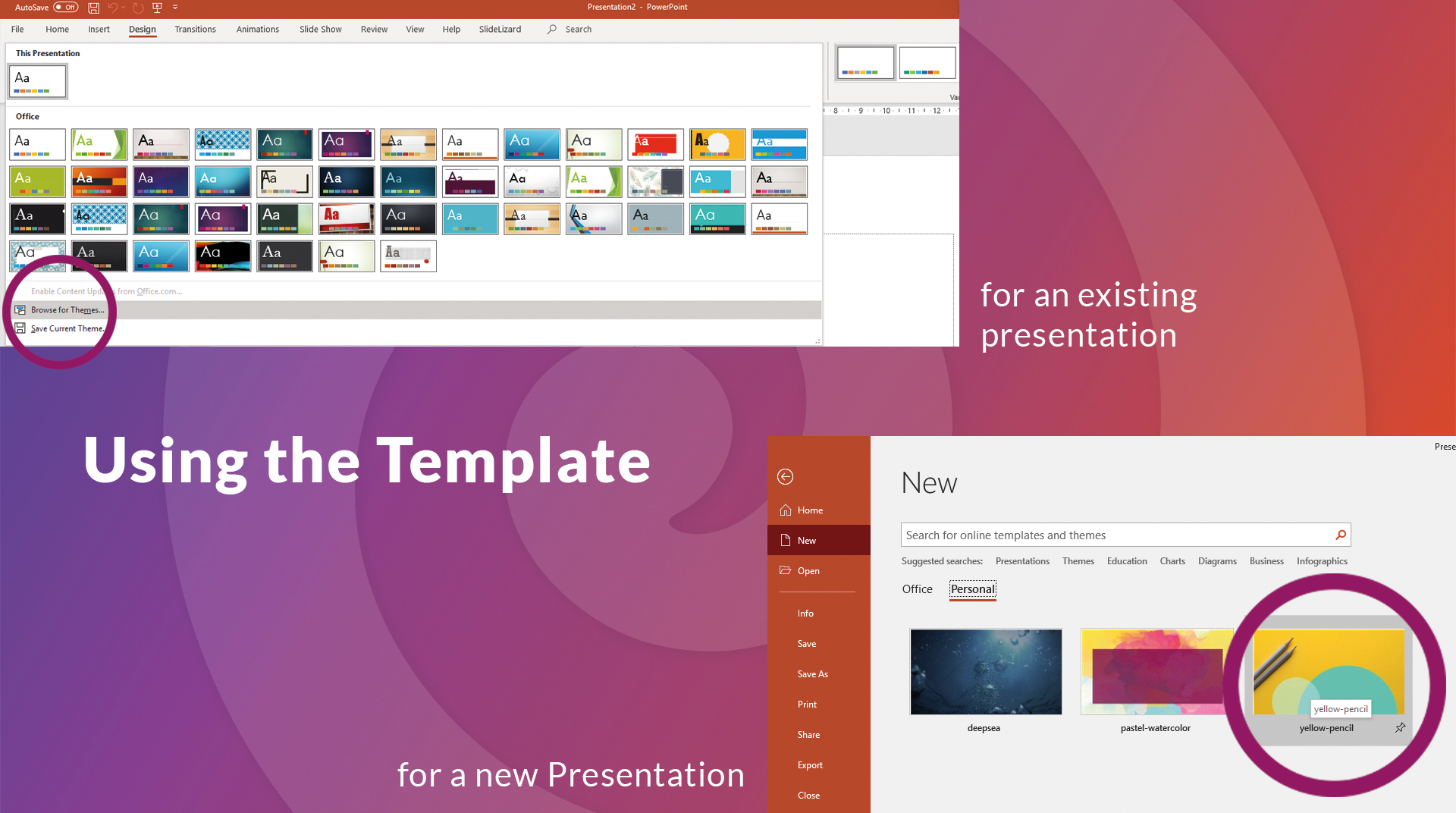 How To Create Your Own Powerpoint Template (2020) | Slidelizard With Regard To How To Save A Powerpoint Template