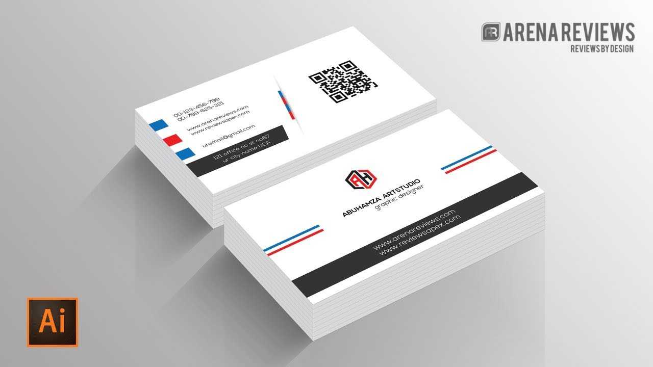 How To Design Business Card Template Illustrator Cc Tutorial For Visiting Card Illustrator Templates Download