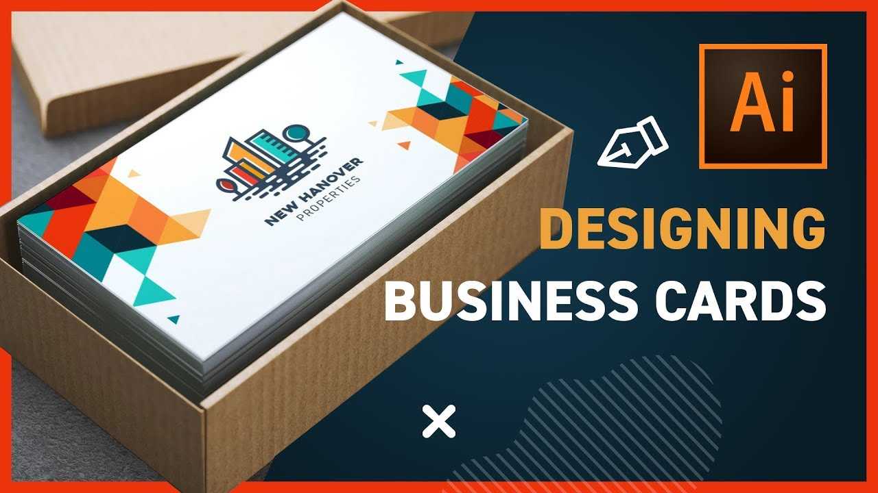 How To Design Business Cards With Illustrator Cc 2019 In Adobe Illustrator Business Card Template