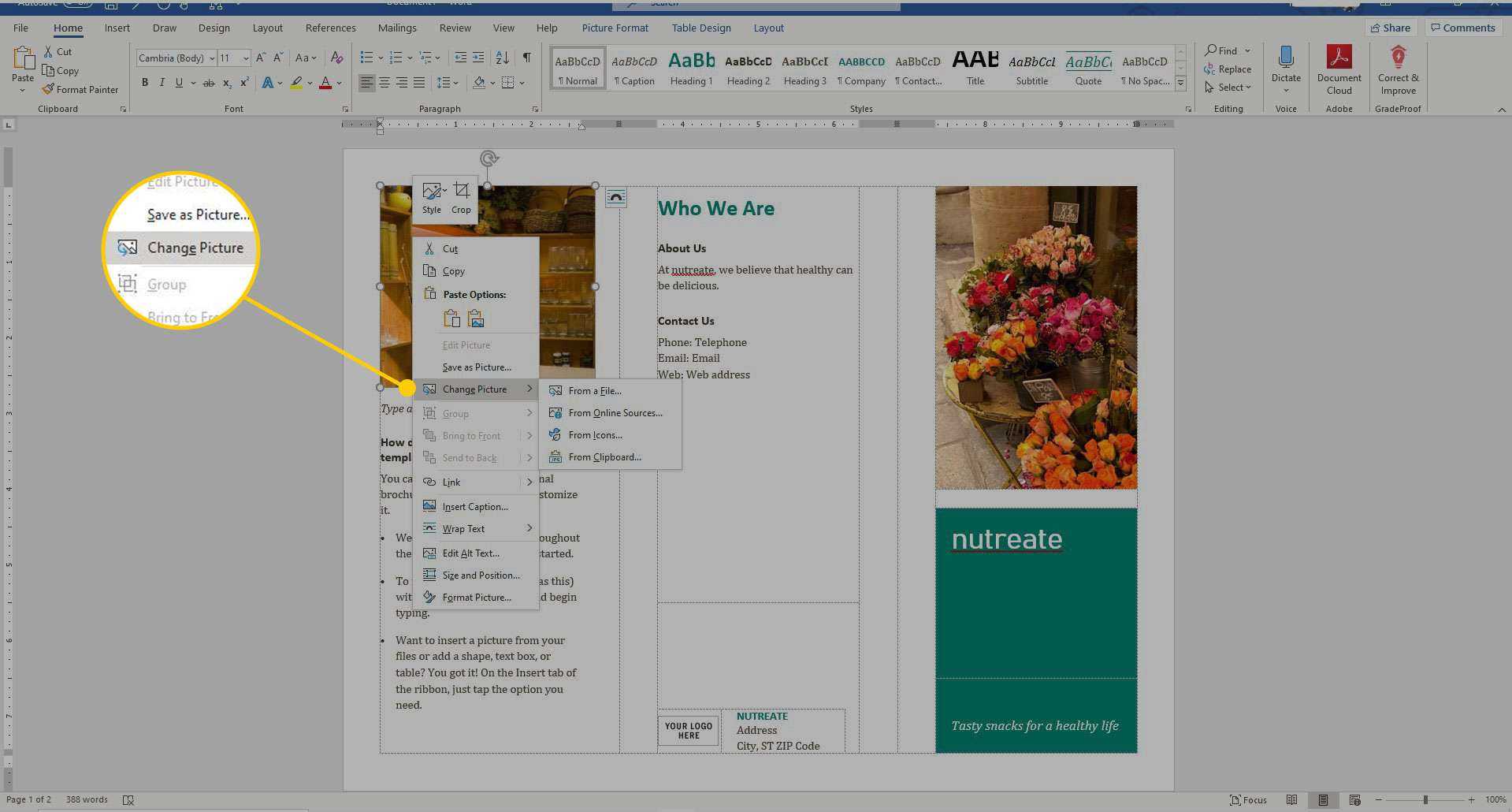 How To Make A Brochure On Microsoft Word Pertaining To Word 2013 Brochure Template