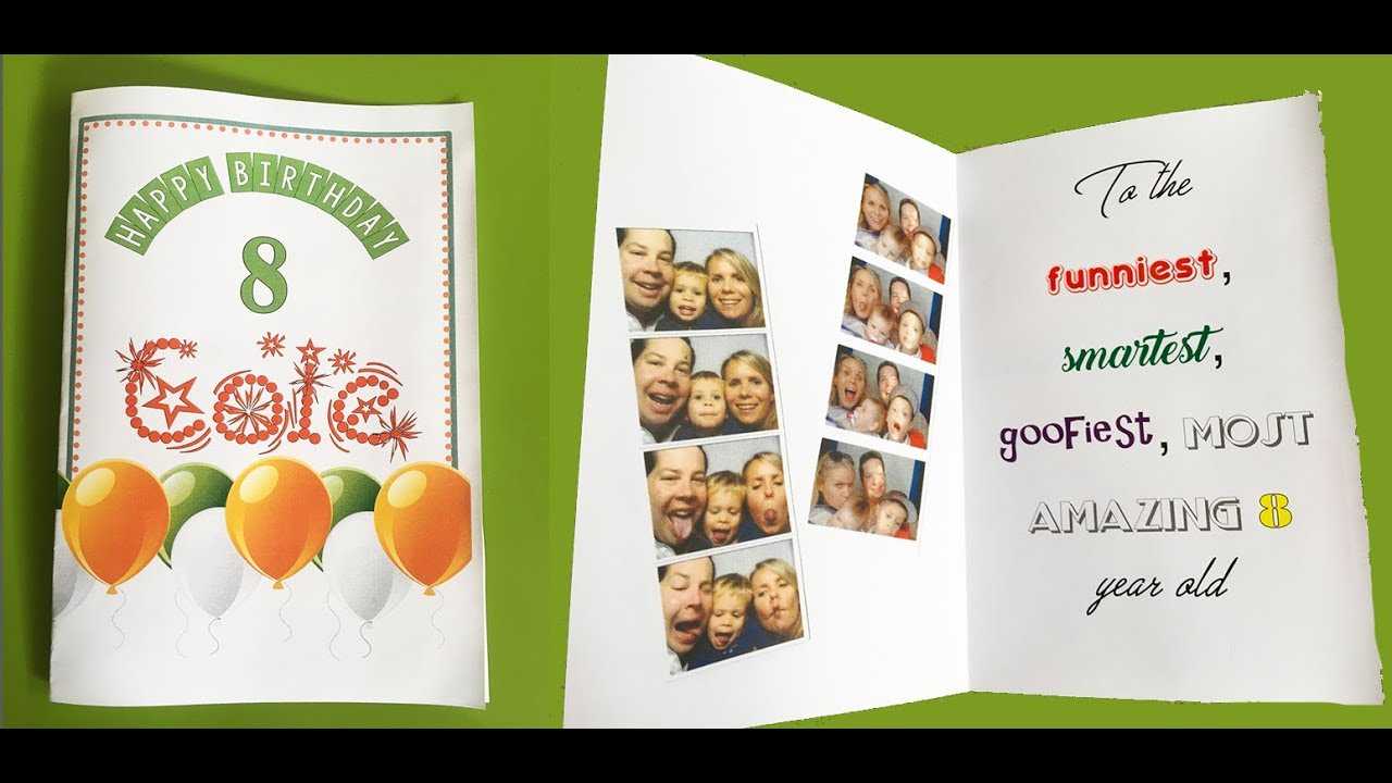 How To Make A Foldable Birthday Card With Ms Word Pertaining To Half Fold Greeting Card Template Word
