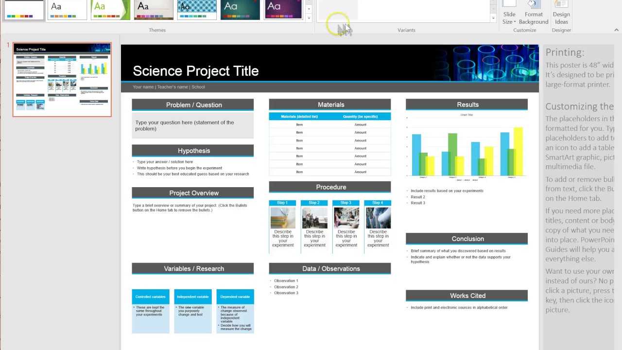 How To Make A Poster Template In Powerpoint Regarding How To Create A Template In Powerpoint