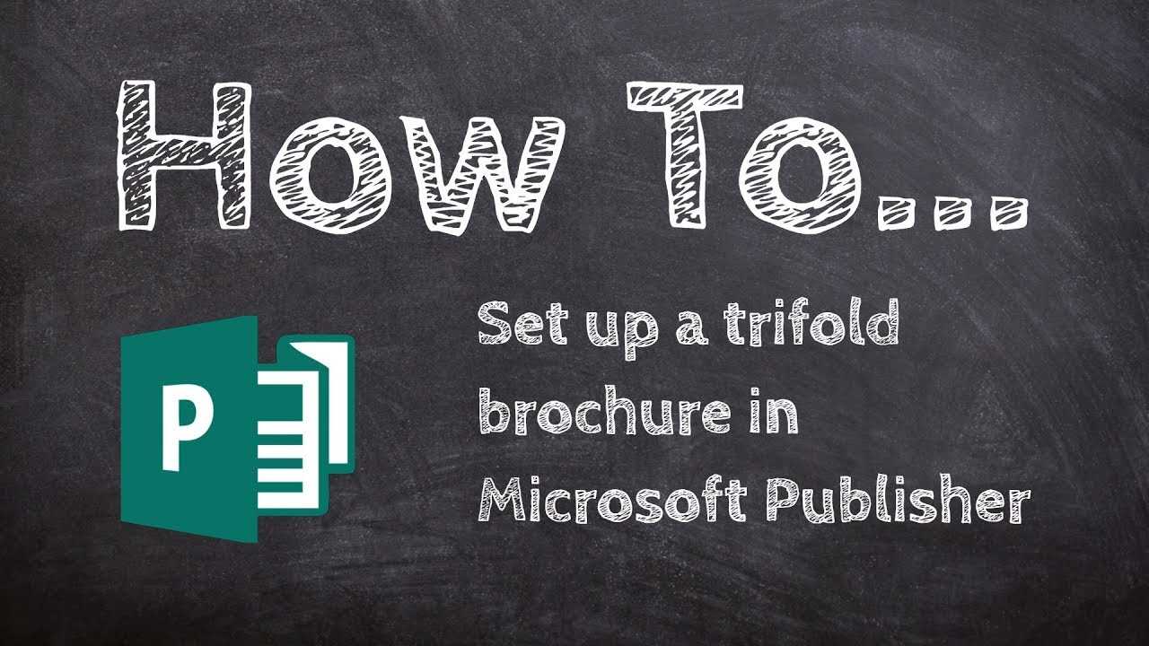 How To Make A Trifold Brochure In Microsoft Publisher With Tri Fold Brochure Publisher Template