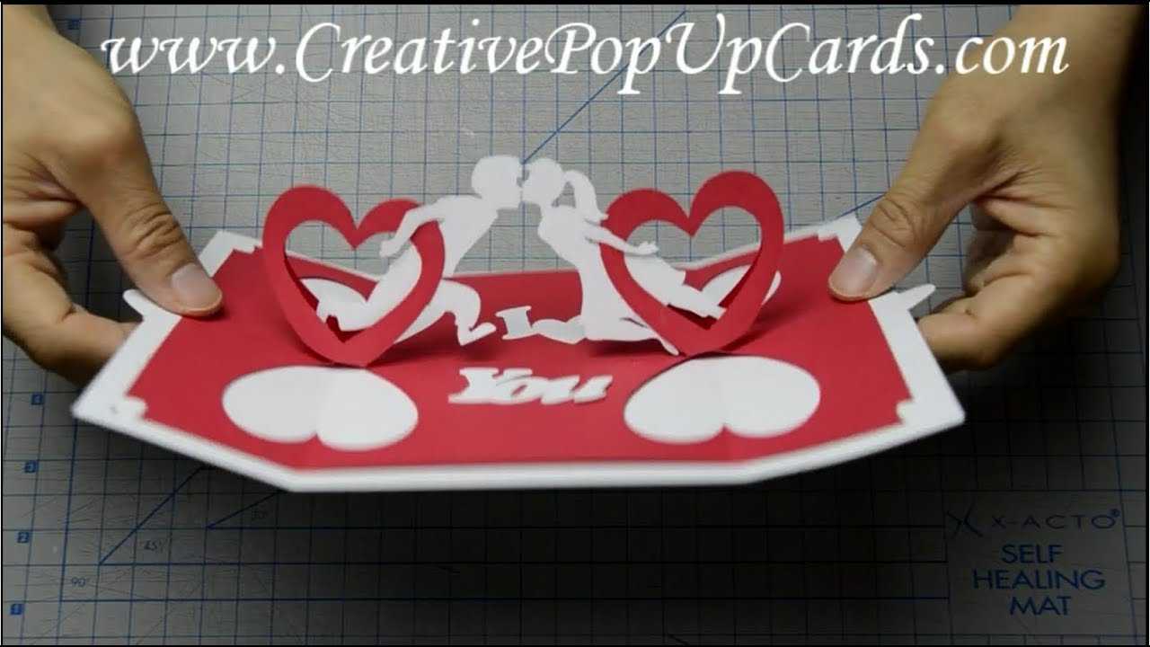 How To Make A Valentines Day Pop Up Card: Twisting Hearts Intended For Twisting Hearts Pop Up Card Template