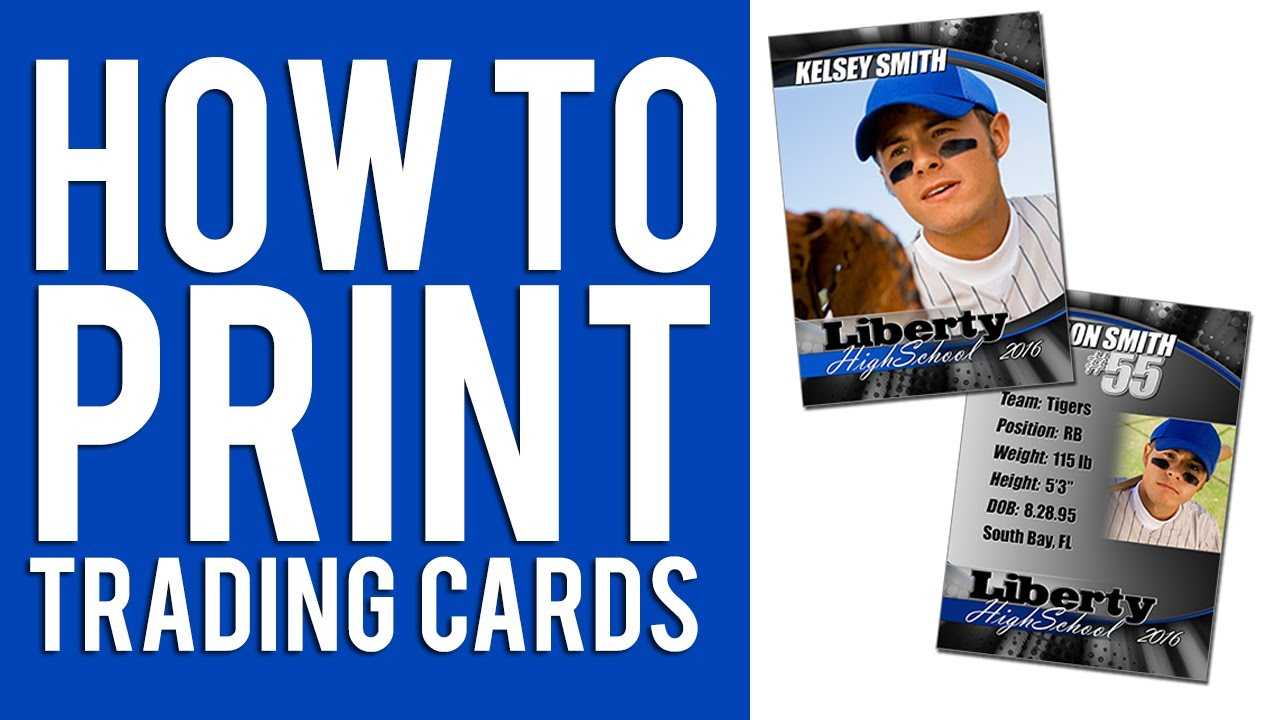 How To Print Custom Trading Cards Tutorial With Regard To Custom Baseball Cards Template