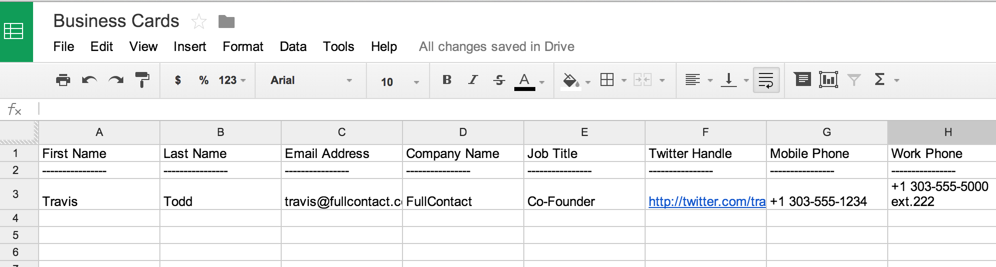 How To Scan Business Cards Into A Spreadsheet For Business Card Template For Google Docs