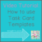 How To Use Task Card Templates | Technically Speaking With Amy Pertaining To Task Card Template