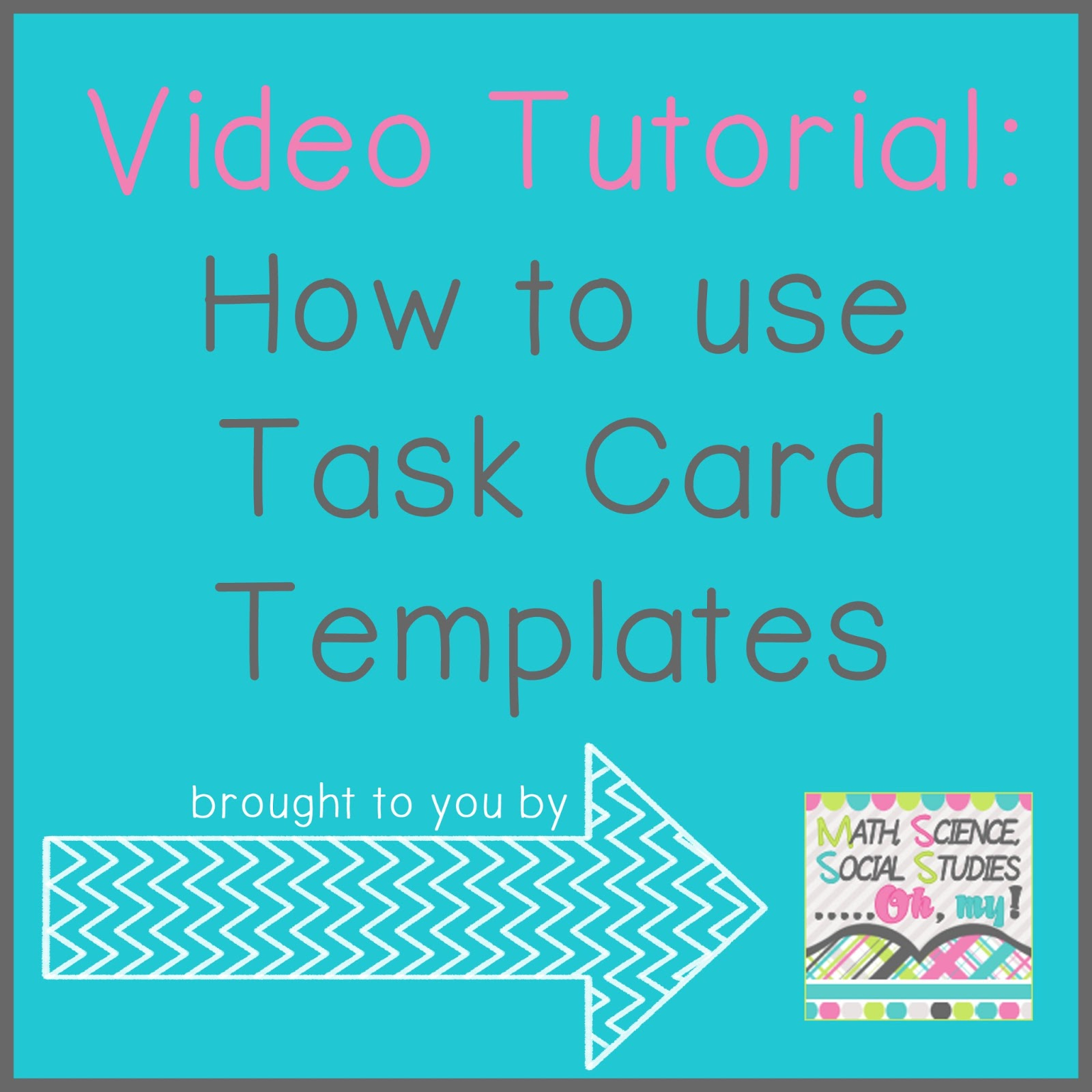 How To Use Task Card Templates | Technically Speaking With Amy Pertaining To Task Card Template