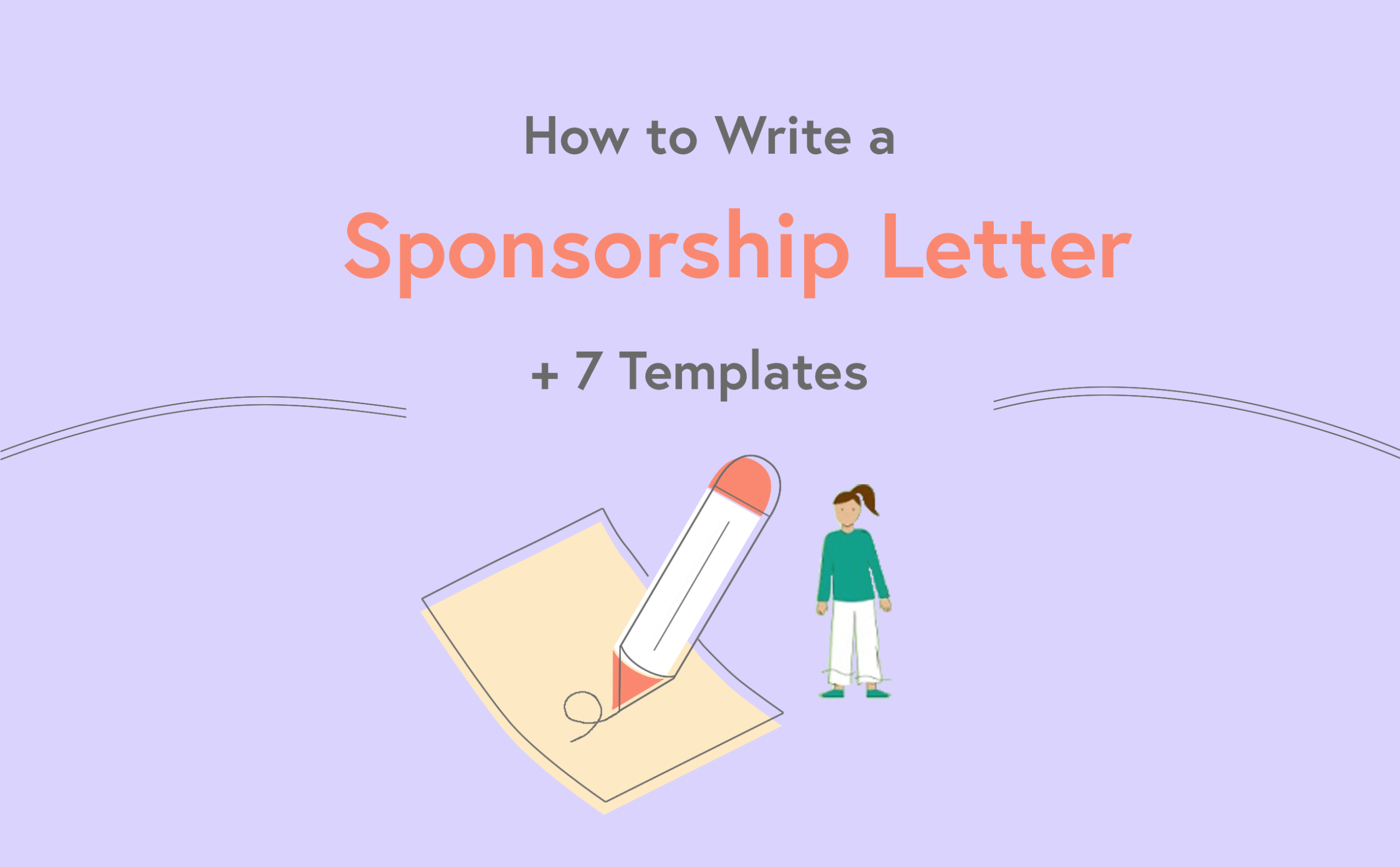 How To Write A Sponsorship Letter (+ 7 Templates) | Wild Inside Sponsor Card Template