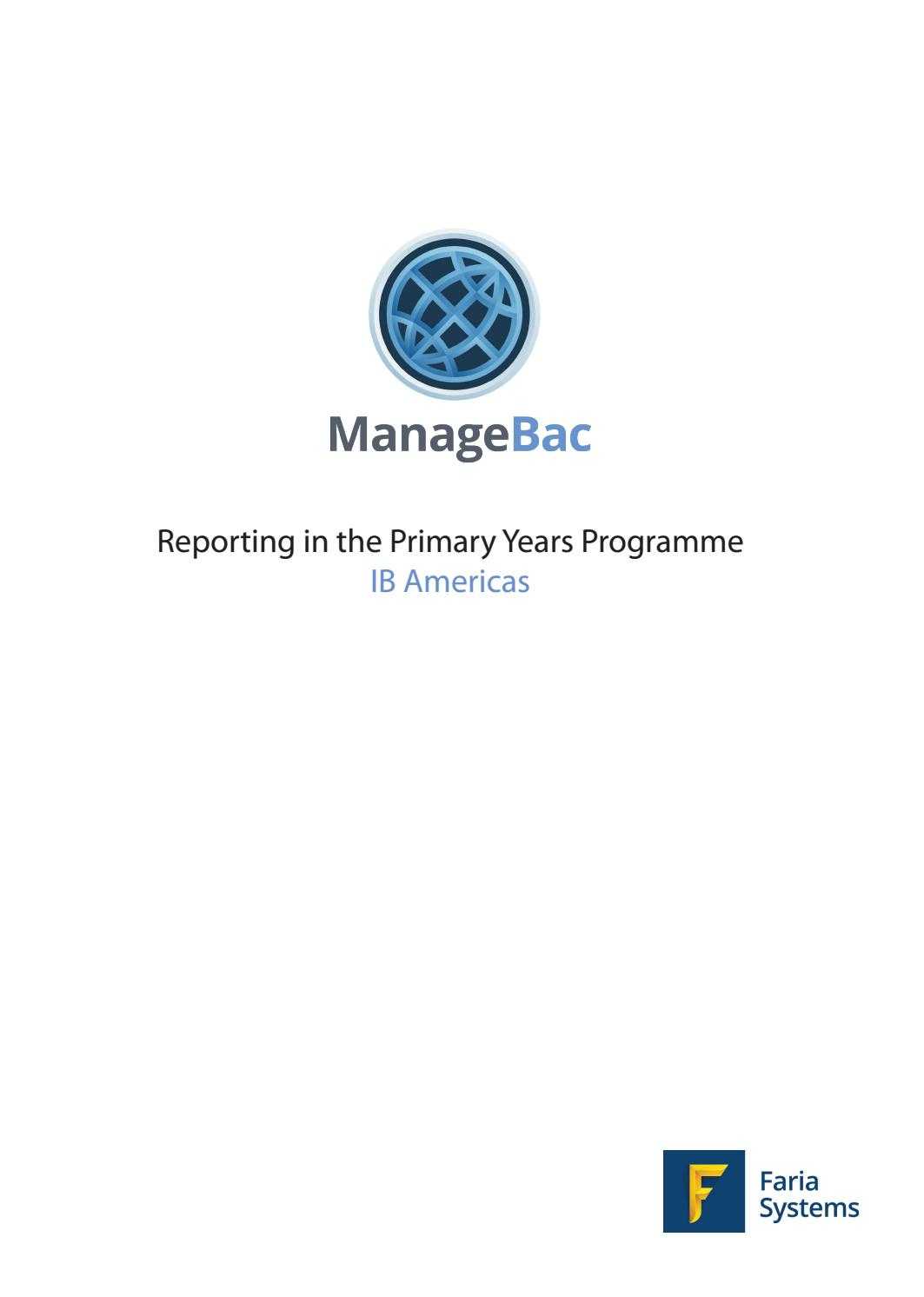 Iba Pyp Reporting Bookletmanagebac – Issuu Intended For Soccer Report Card Template