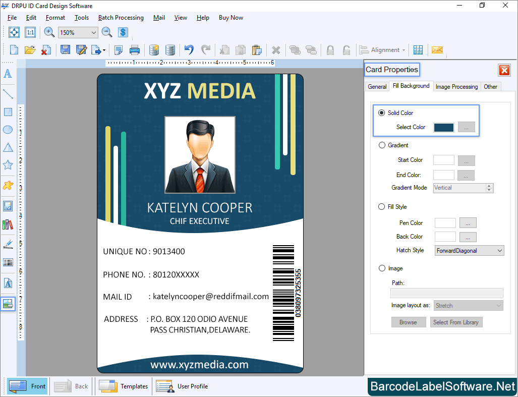 Id Badge Design Software – Veser.vtngcf With Regard To Faculty Id Card Template