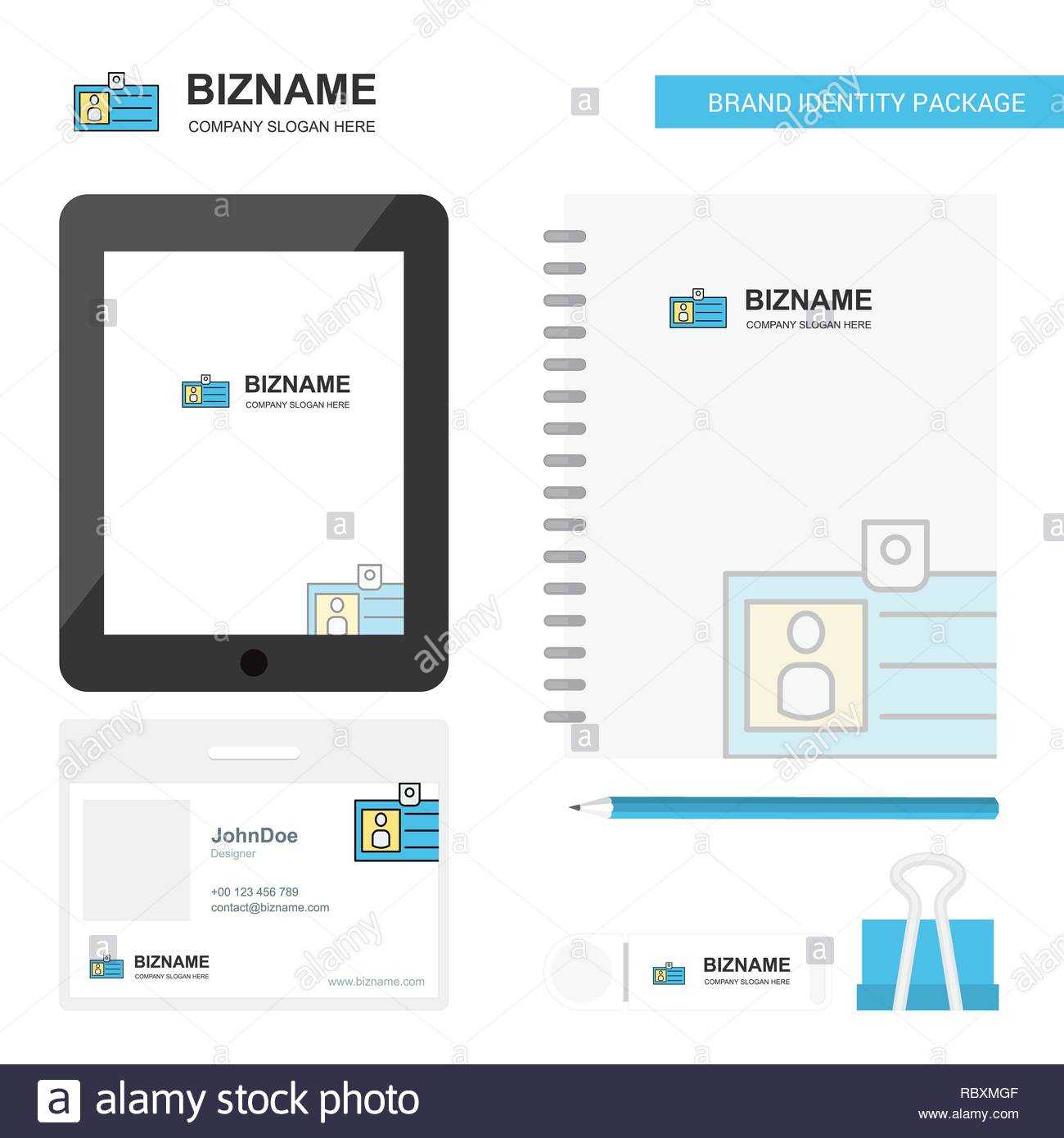 Id Card Business Logo, Tab App, Diary Pvc Employee Card And In Pvc Card Template