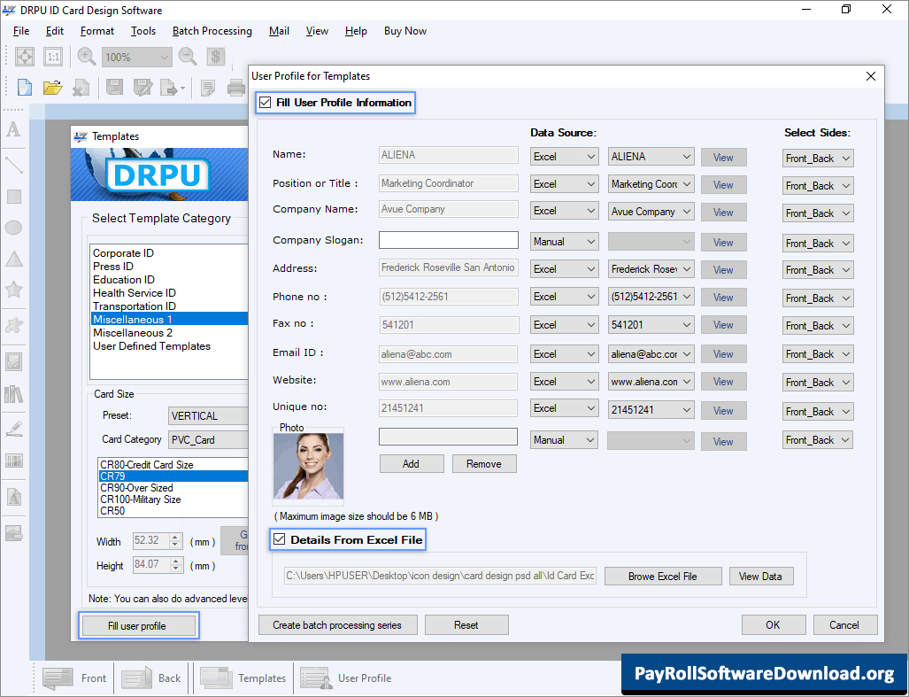 Id Card Maker Software Make Identity Card Create Id Badge Intended For Faculty Id Card Template