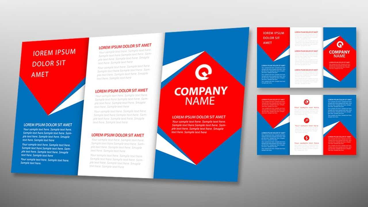 Illustrator Tutorial – Tri Fold Brochure Design Template With Adobe Illustrator Tri Fold Brochure Template