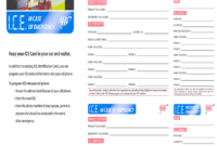 In Case Of Emergency Card Template - Business Template throughout In Case Of Emergency Card Template