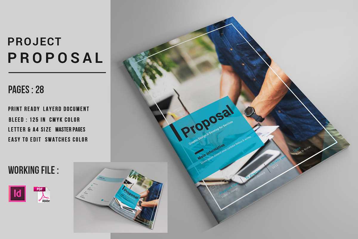 Indesign Business Proposal Template On Behance In Indesign Templates Free Download Brochure
