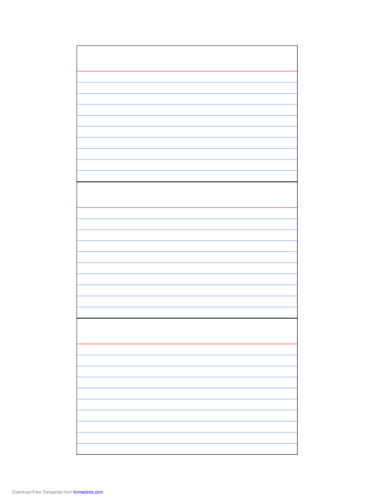 Index Card Template – 4 Free Templates In Pdf, Word, Excel Regarding Index Card Template For Word