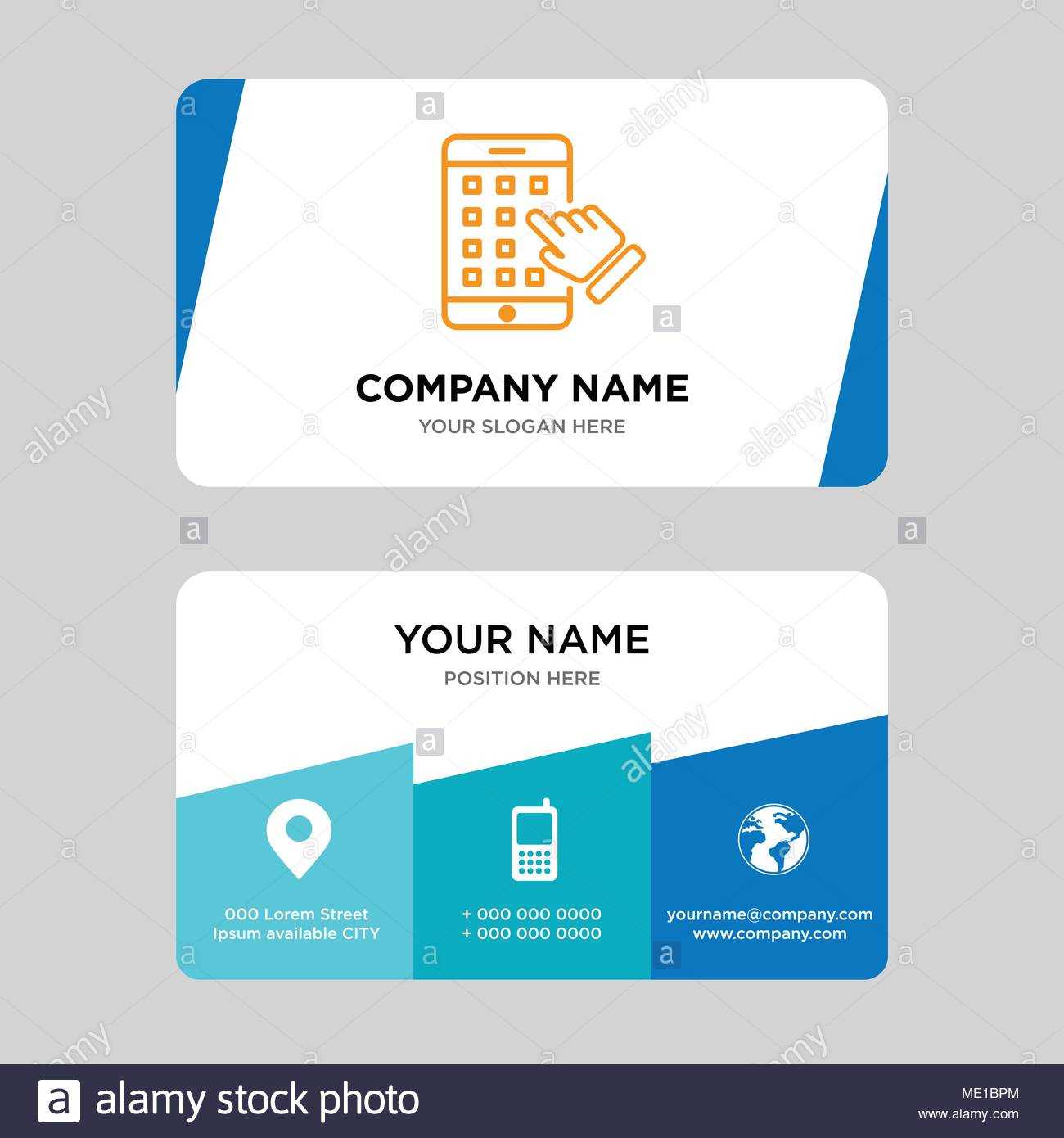 Iphone Business Card Design Template, Visiting For Your Regarding Iphone Business Card Template