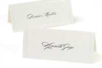 Ivory Pearl Border Printable Place Cards intended for Gartner Studios Place Cards Template