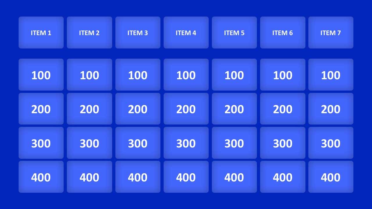 Jeopardy Game Powerpoint Templates Intended For Jeopardy Powerpoint Template With Sound