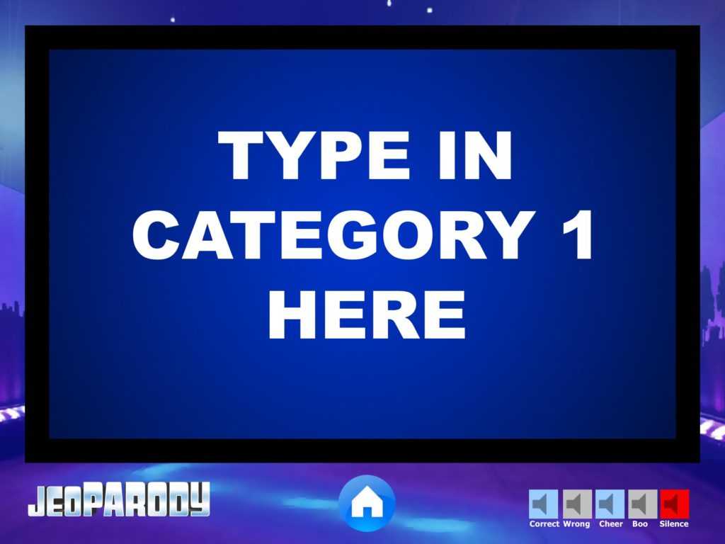 Jeopardy Powerpoint Game Template – Youth Downloadsyouth Intended For Jeopardy Powerpoint Template With Sound