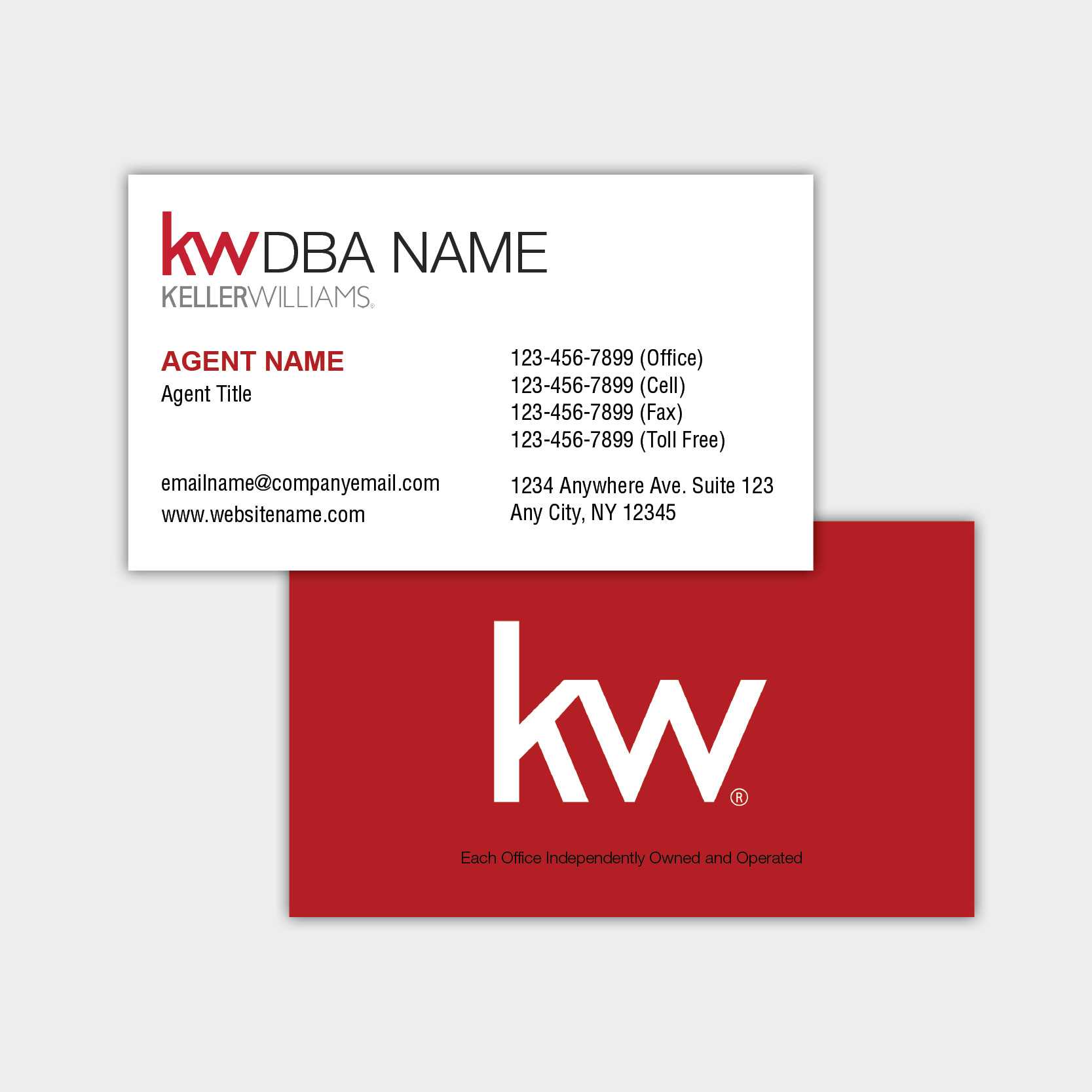 Keller Williams Business Card In Keller Williams Business Card Templates