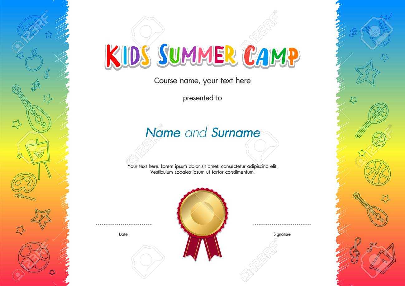 Kids Award Template – Salod.refinedtraveler.co Regarding Gymnastics Certificate Template