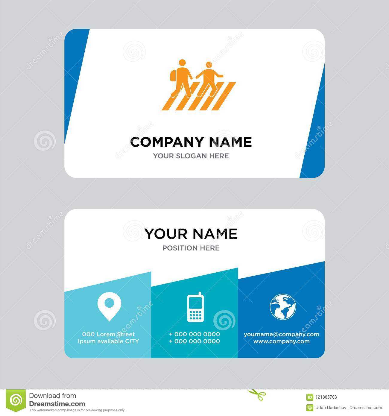 Kids Business Card Design Template, Visiting For Your Intended For Id Card Template For Kids