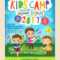 Kids Summer Camp Education Advertising Poster Flyer Template.. Within Summer Camp Brochure Template Free Download