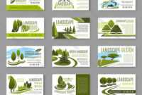 Landscape Design Studio Business Card Template inside Gardening Business Cards Templates