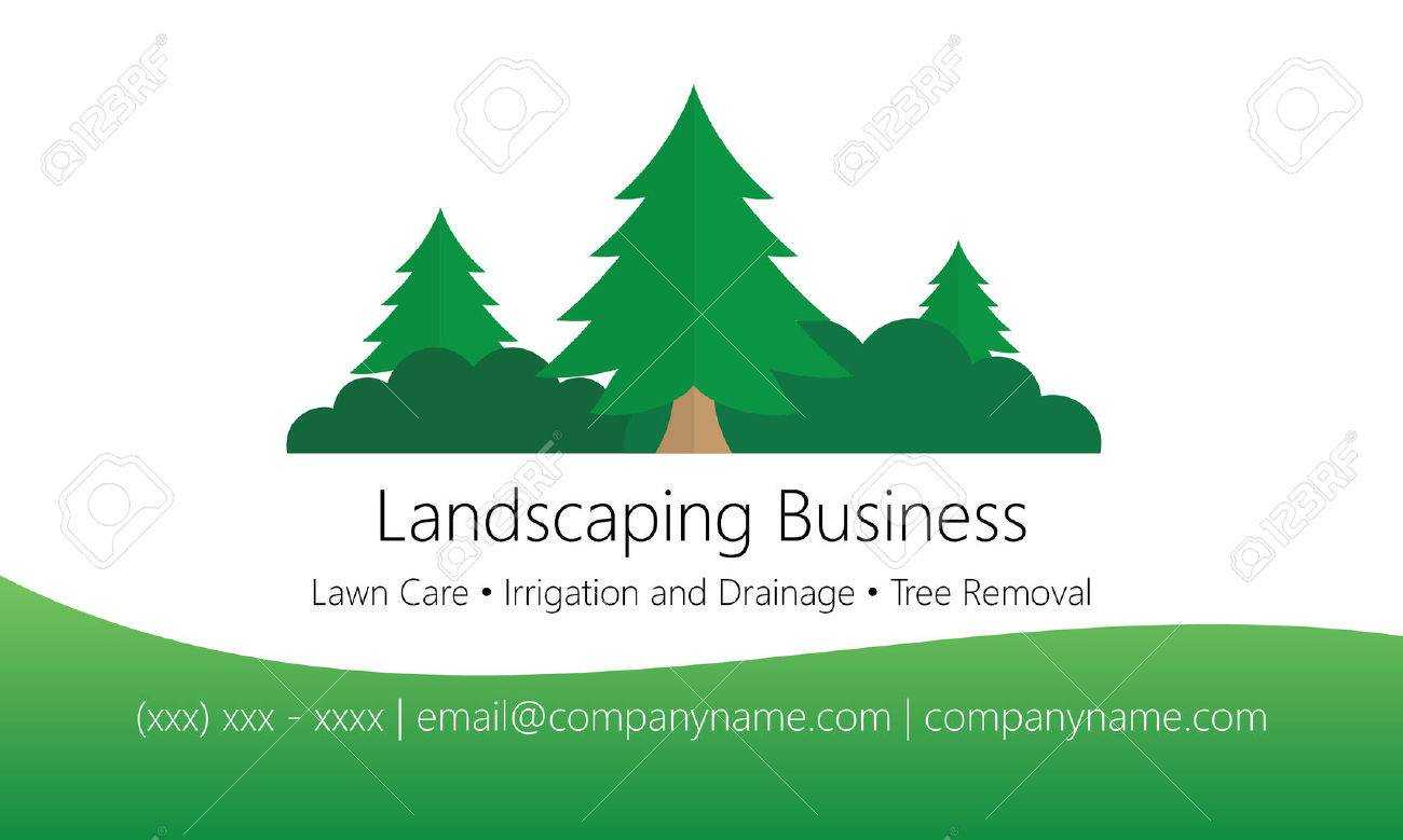 Landscaping Business Card Template Pertaining To Landscaping Business Card Template