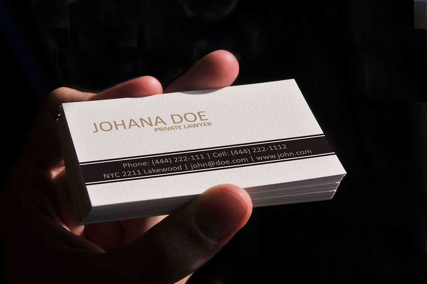 Lawyer Business Card Vector Template On Behance For Advocare Business Card Template