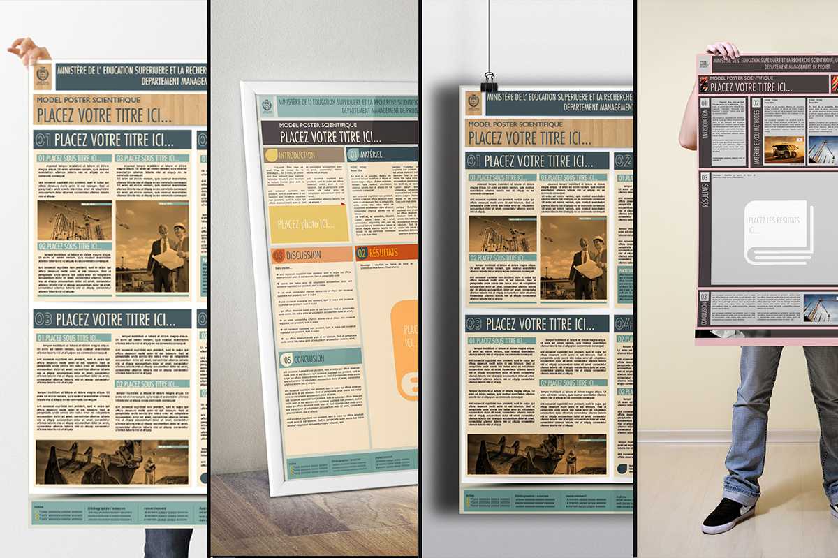 Le Poster Scientifique A0 (Powerpoint Templates) On Behance Intended For Powerpoint Poster Template A0