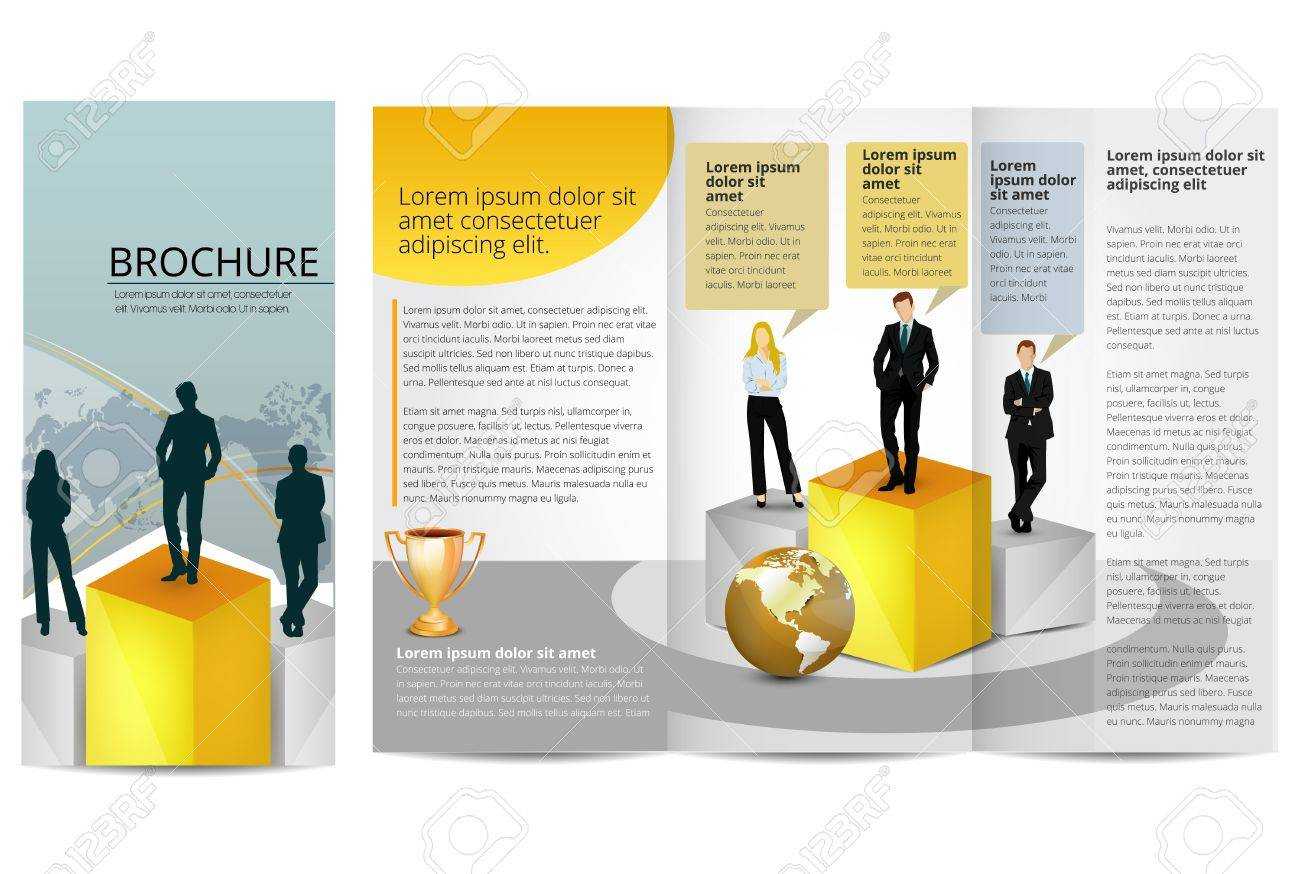Leadership Training Progress Brochure Template With Regard To Training Brochure Template