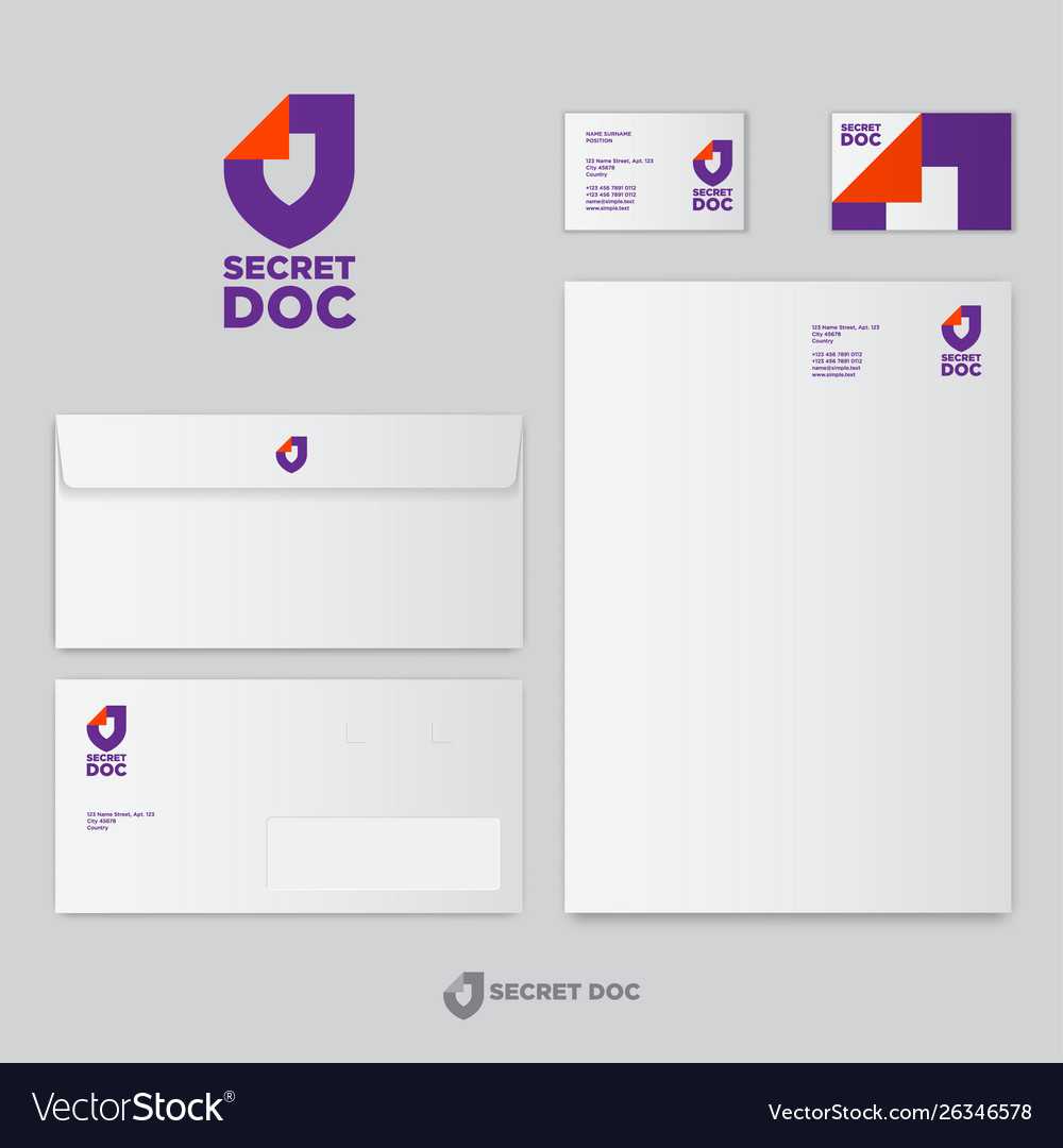 Logo Secret Doc Letterhead Envelopes Business Card Within Business Card Letterhead Envelope Template