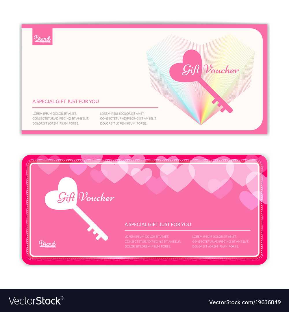 Love And Sweet Theme Gift Certificate Voucher Regarding Love Certificate Templates