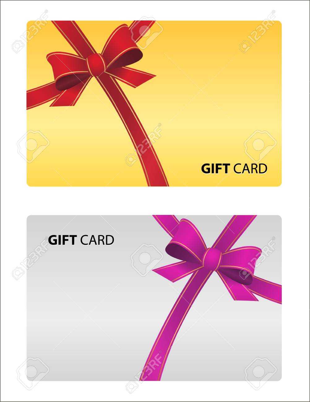 Loyalty Card Design Template. Beautiful Gift Card Isolated. Vector.. With Loyalty Card Design Template