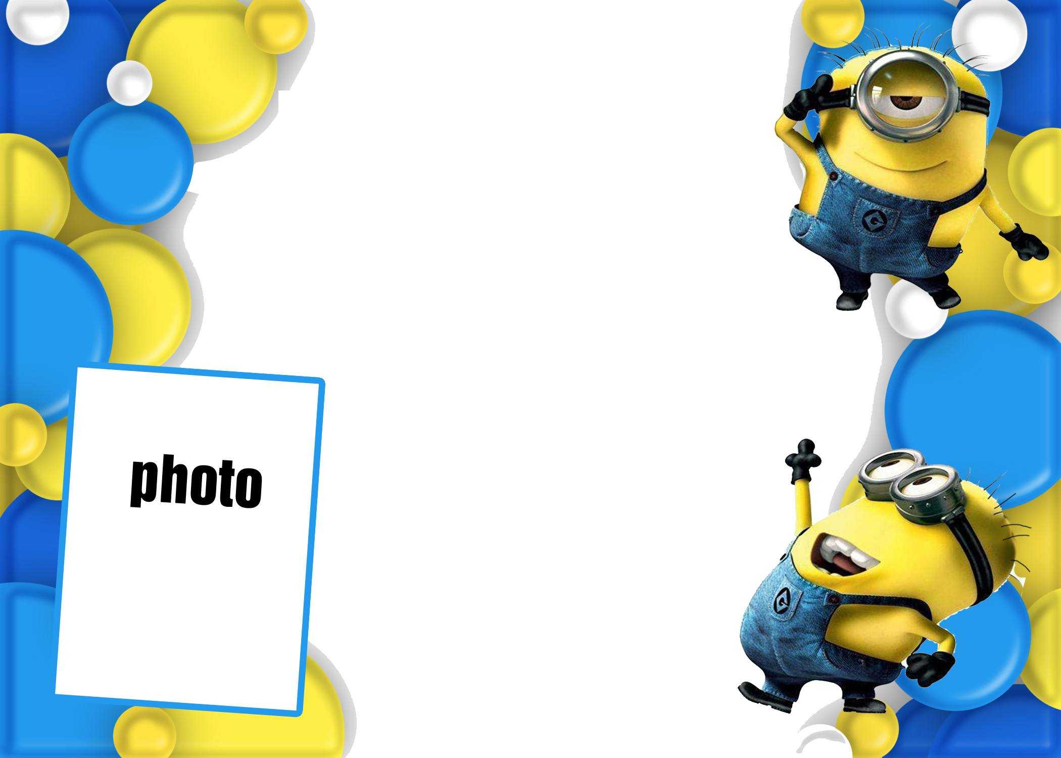 Minion Invitations Template Design | Cakraest Invitation Intended For Minion Card Template