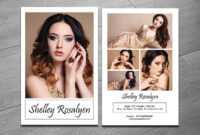 Modeling Comp Card Template On Behance regarding Zed Card Template