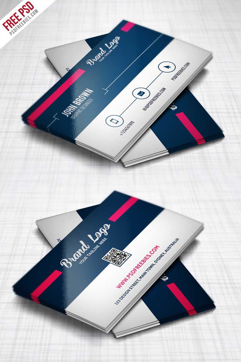 Modern Business Card Design Template Free Psd | Psdfreebies In Visiting Card Psd Template Free Download