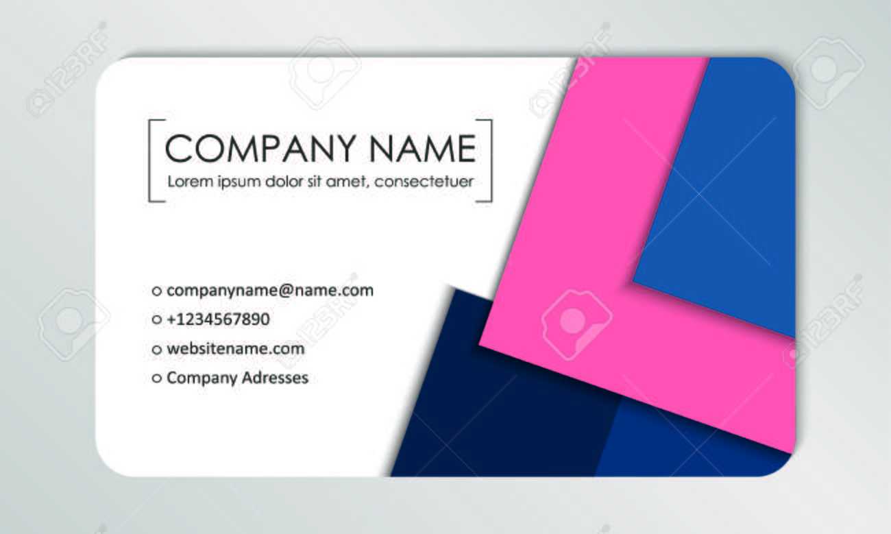 Modern Business Card Template. Business Cards With Company Logo Throughout Call Card Templates