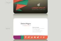 Modern Business Cards Design Template inside Modern Business Card Design Templates