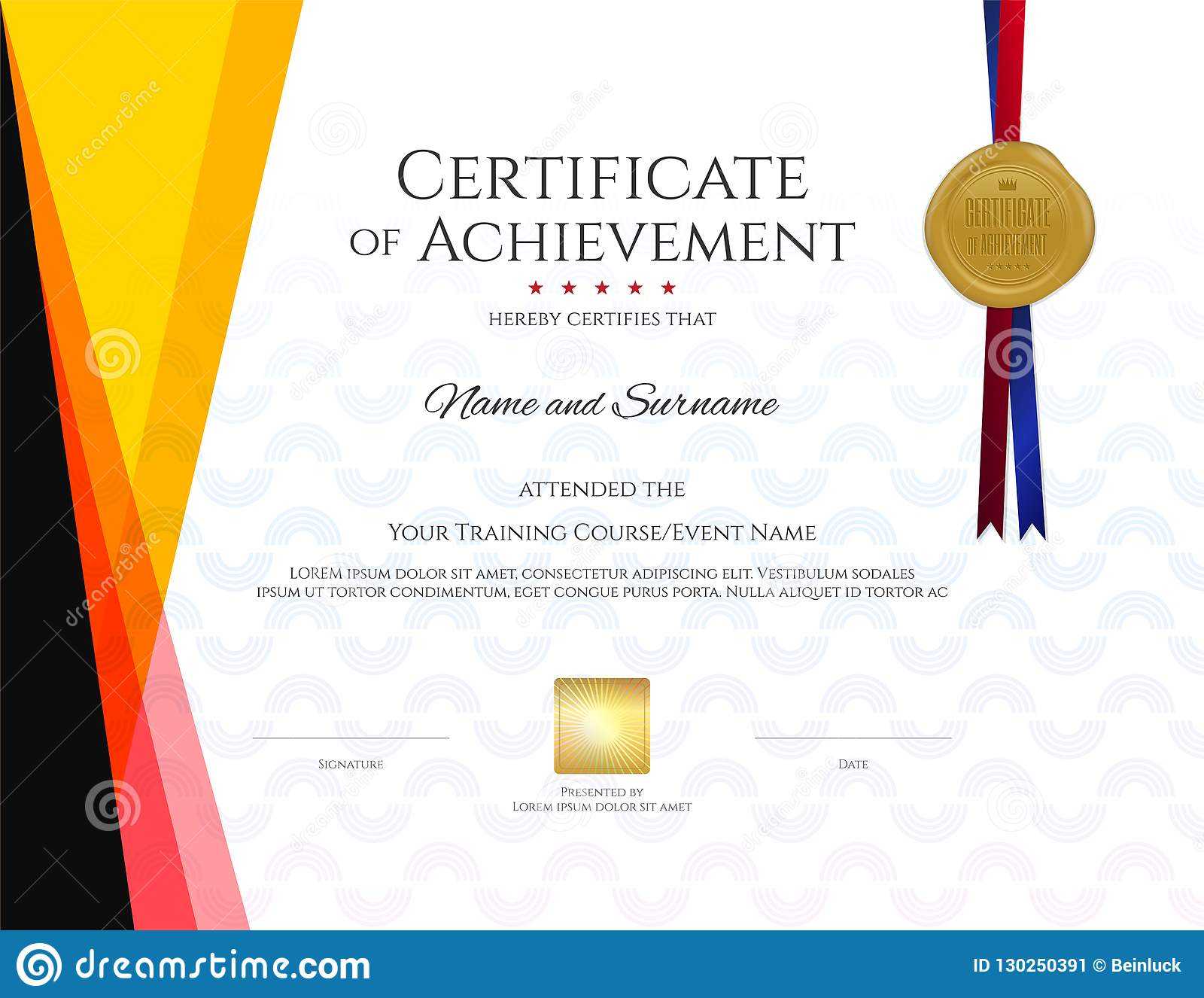 Modern Certificate Template With Elegant Border Frame Throughout Christian Certificate Template