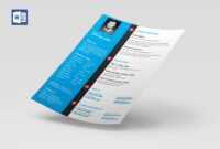 Modern Cv Template Word Free Download - Resumekraft pertaining to Free Brochure Templates For Word 2010